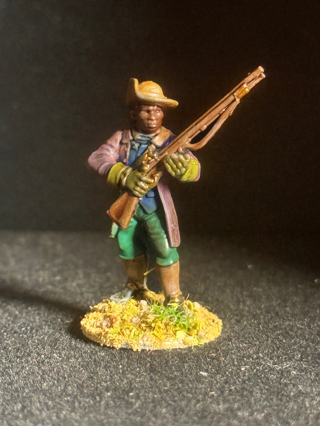 18th-Century Frontier Militia — Hand-Painted 28 mm Single