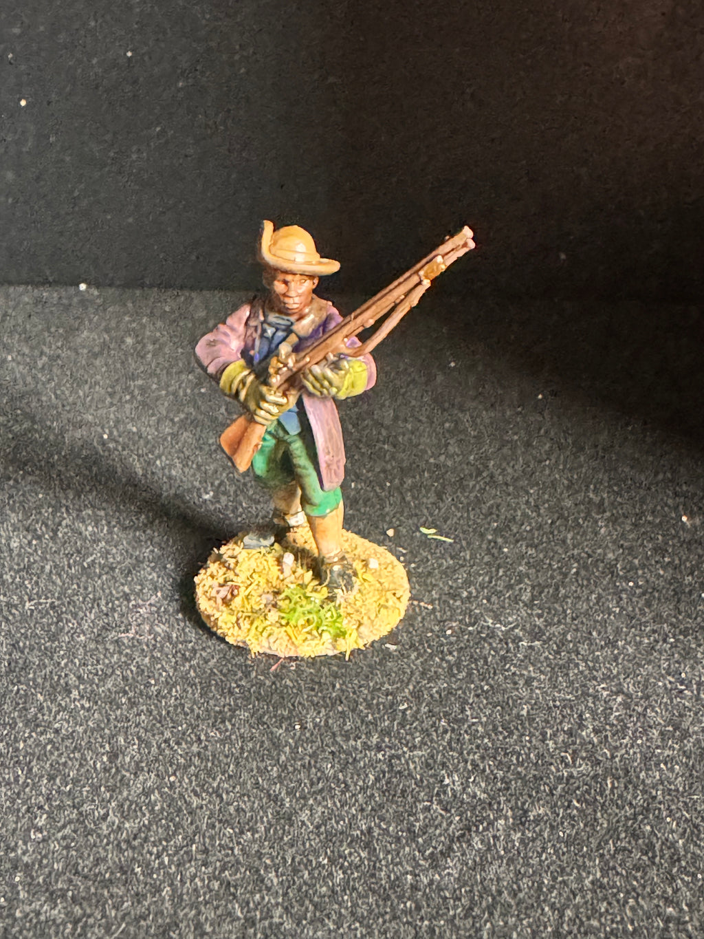 18th-Century Frontier Militia — Hand-Painted 28 mm Single